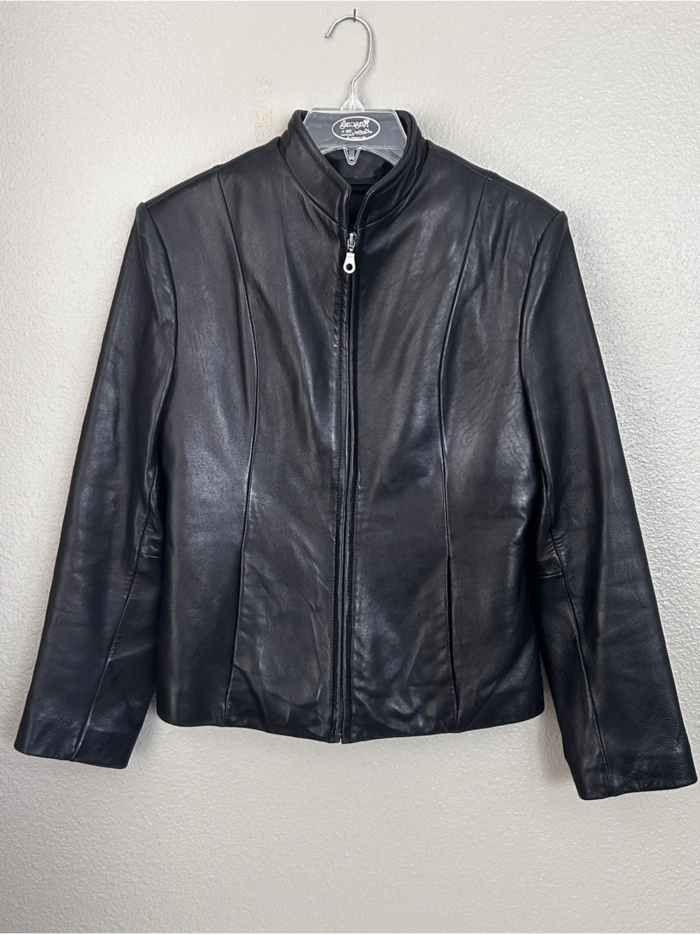 Vintage WILSONS Leather Scuba Jacket MINT - Small - Y2K